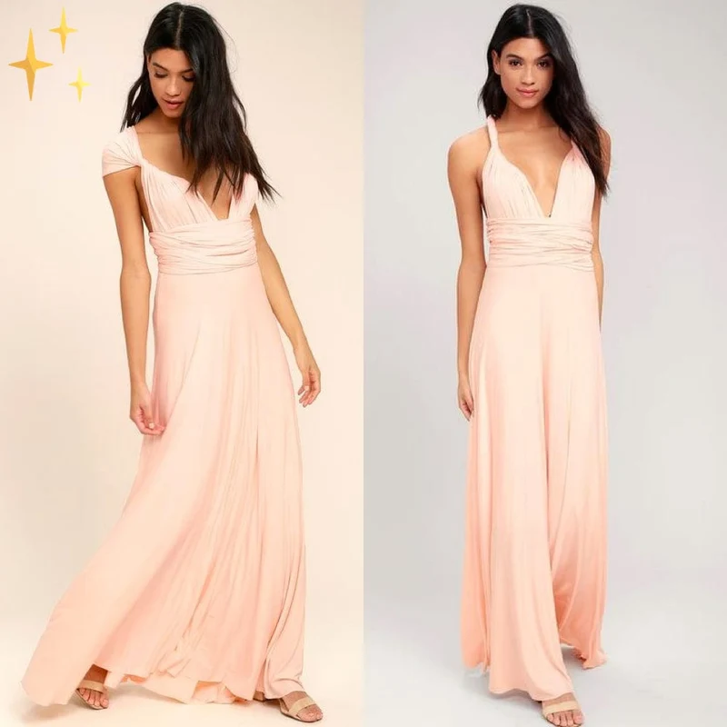 Multiway Maxi Wickel Sommerkleid