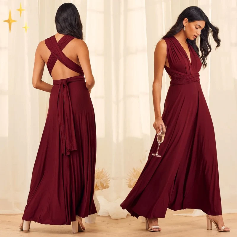 Multiway Maxi Wickel Sommerkleid