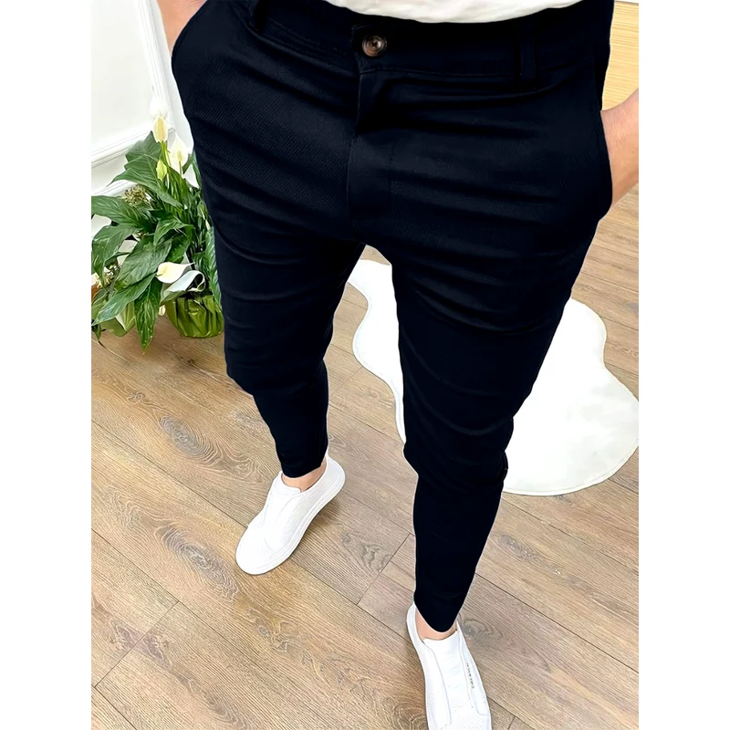 Lässige Slim Fit Herrenhose