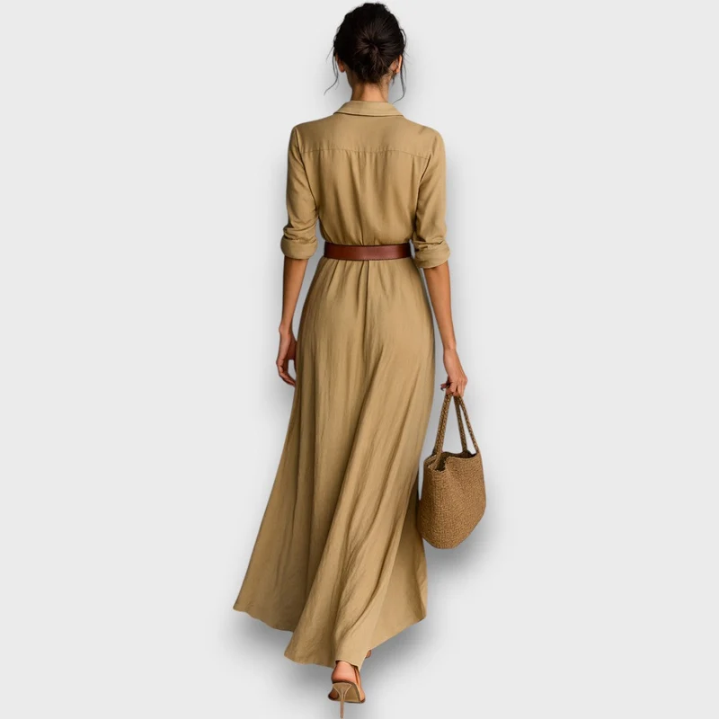 Verira – Elegantes Maxi-Wickelkleid