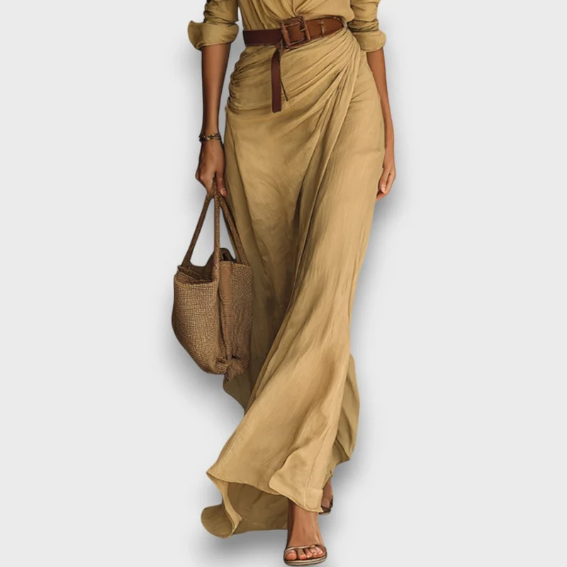 Verira – Elegantes Maxi-Wickelkleid