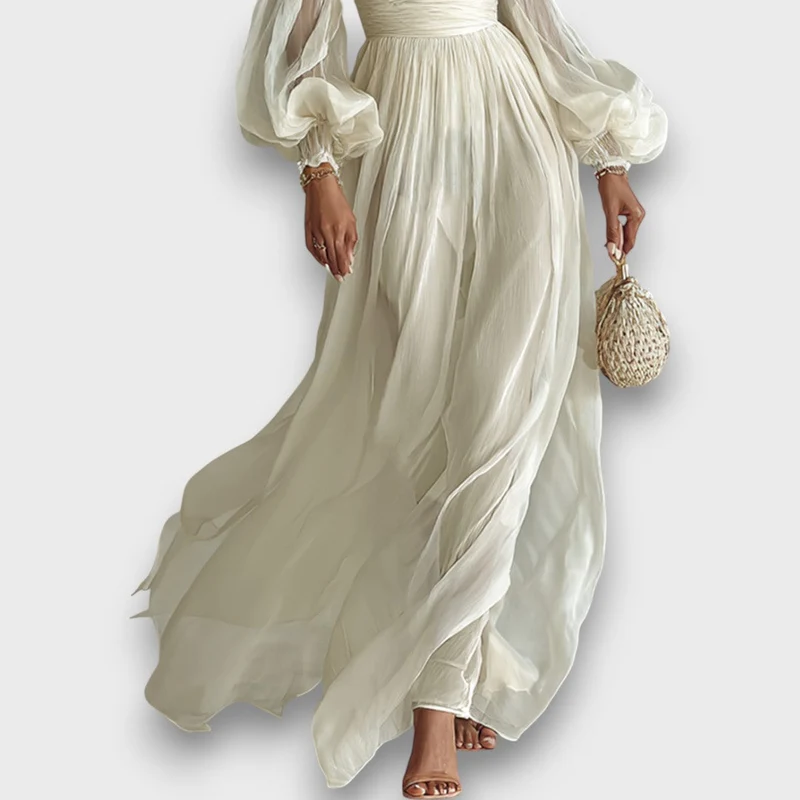 Elviana – Maxikleid mit quadratischem Ausschnitt