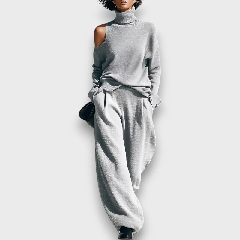Narella – Modernes Strickset mit Cut-Out-Detail