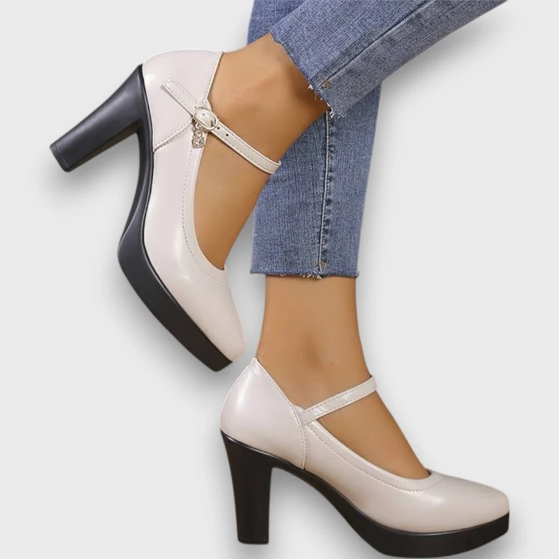 Elvira – Elegante High Heels mit Blockabsatz