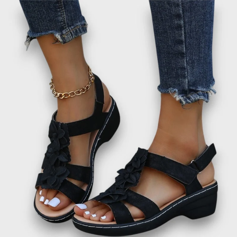 Brisella – Orthopädische Sandalen mit Keilabsatz