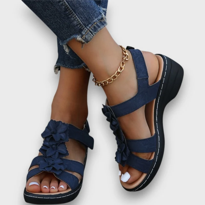 Brisella – Orthopädische Sandalen mit Keilabsatz