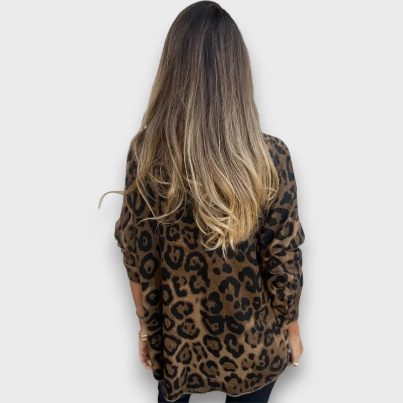 Serana – Bluse mit Leopardenmuster