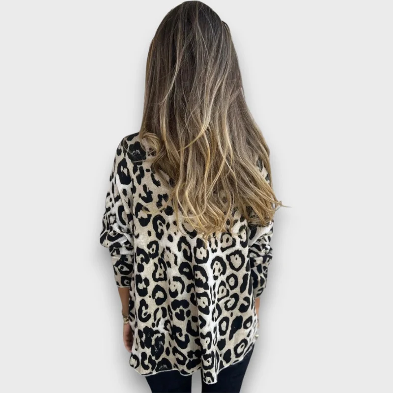 Serana – Bluse mit Leopardenmuster