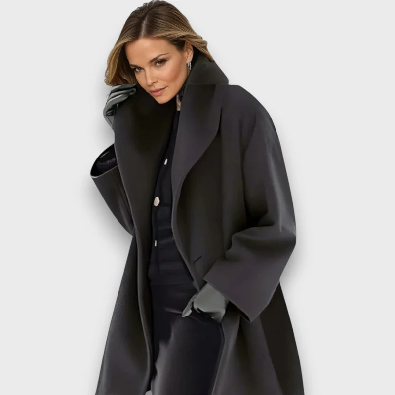 Lerisse – Eleganter Mantel mit Kapuze