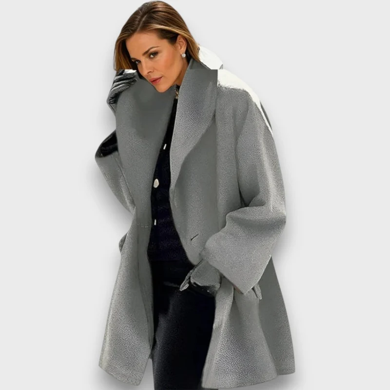 Lerisse – Eleganter Mantel mit Kapuze