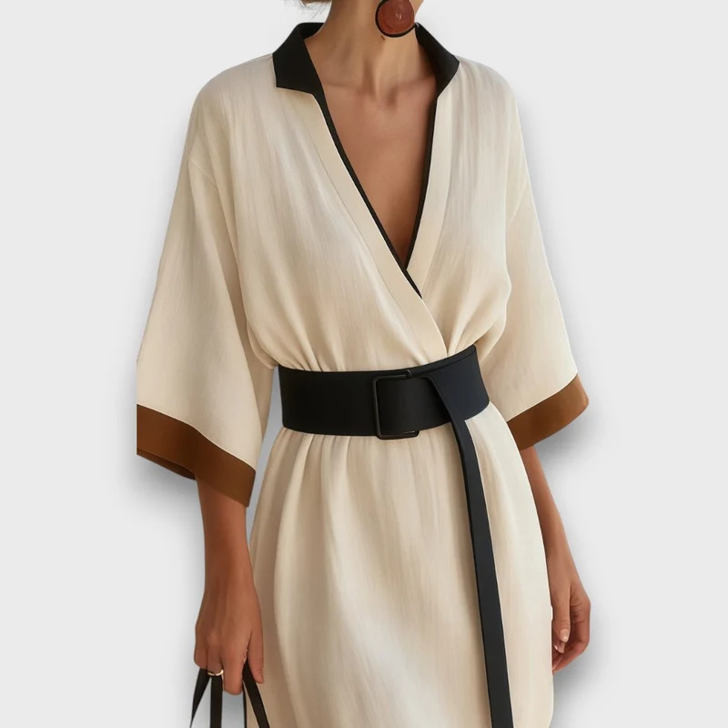 Valeria – Sommerkleid mit V-Ausschnitt