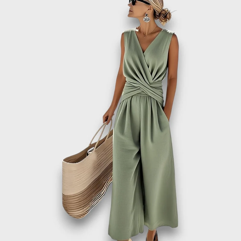 Selena – Sommerlicher Jumpsuit ohne Ärmel