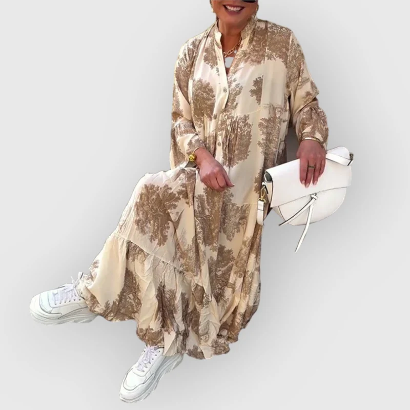 Linara – Fließendes Maxikleid