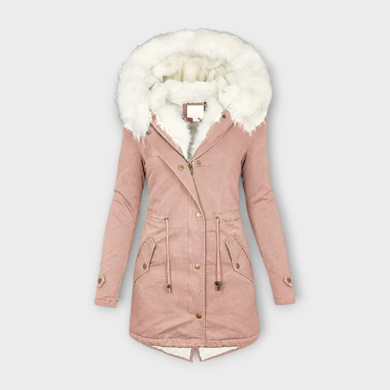 Ivanelle – Winterjacke mit Fellkapuze