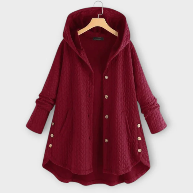 Lerina – Warme Jacke mit Knopfleiste