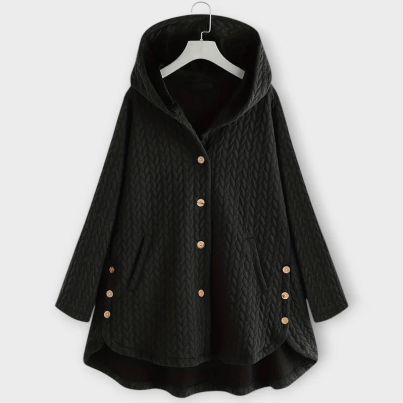 Lerina – Warme Jacke mit Knopfleiste