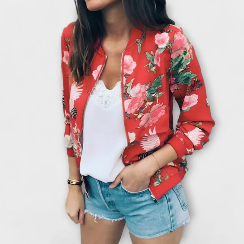 Kalira – Bomberjacke mit Blumenmuster