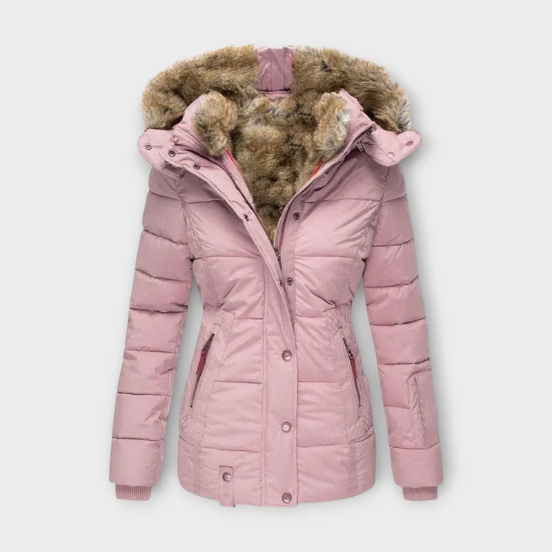 Emyra – Winterjacke mit Fellkapuze
