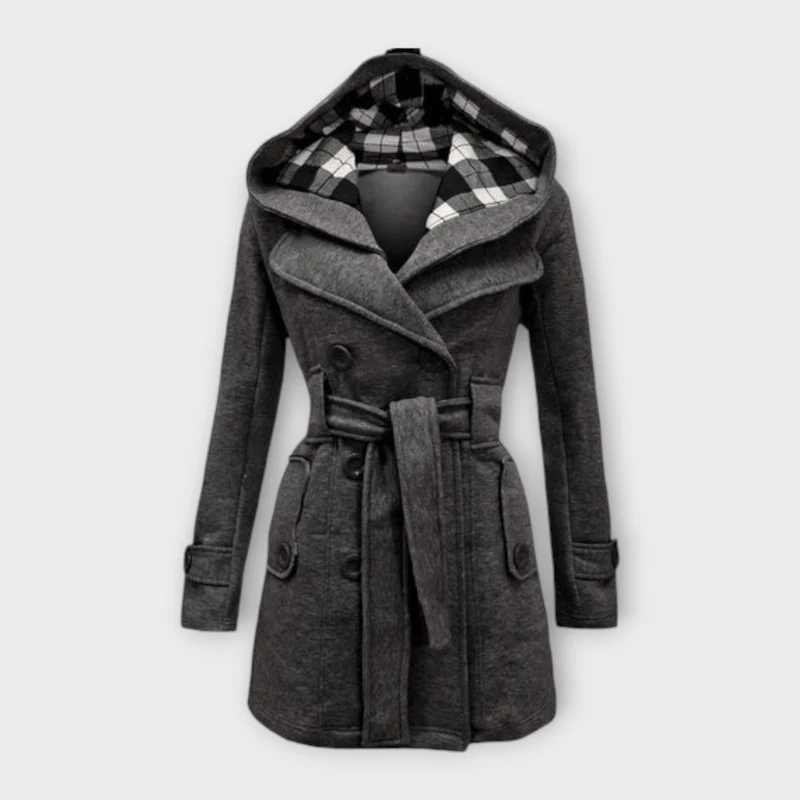 Elyana – Warmer Wintermantel mit Kapuze