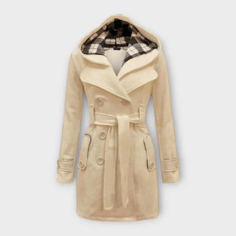 Elyana – Warmer Wintermantel mit Kapuze