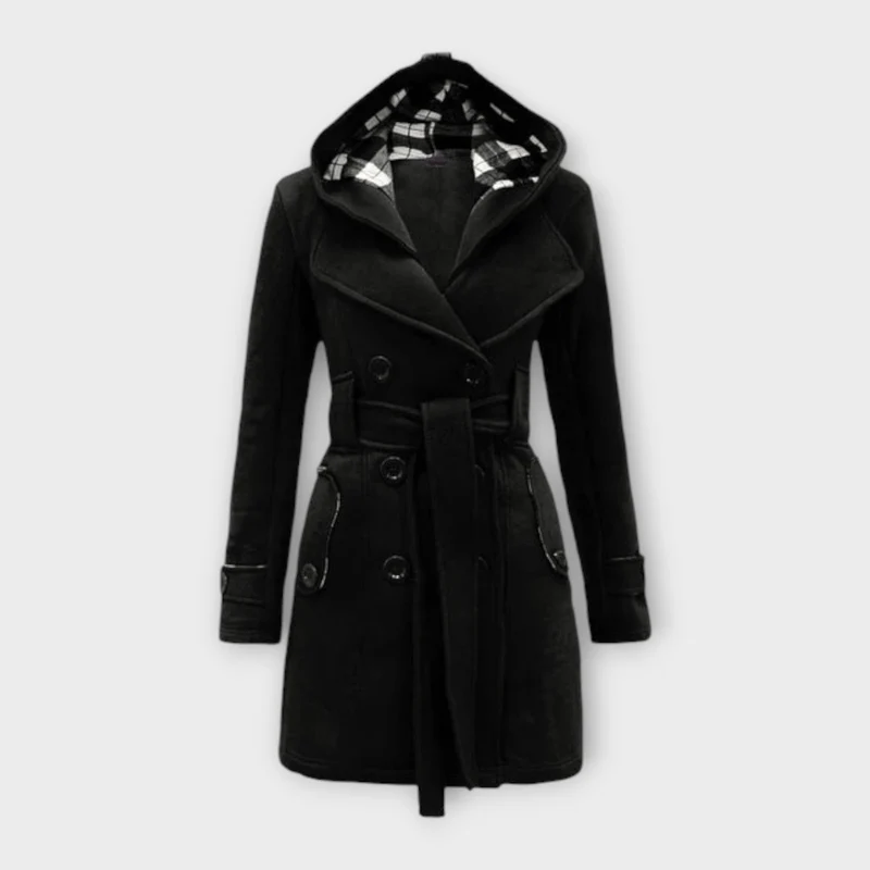 Elyana – Warmer Wintermantel mit Kapuze