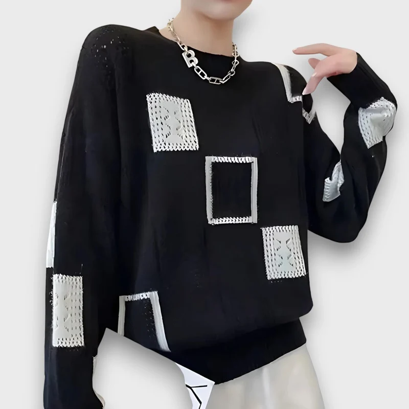 Avenna – Pullover mit grafischem Muster