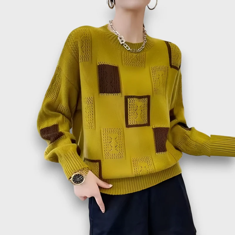 Avenna – Pullover mit grafischem Muster