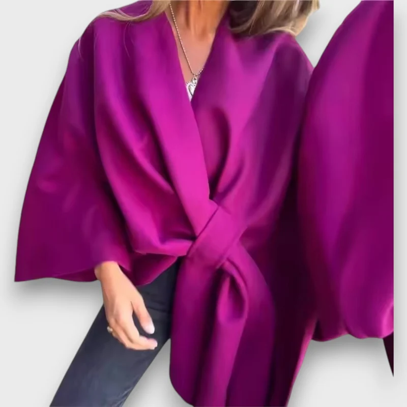 Loriva – Lockeres V-Neck Oberteil