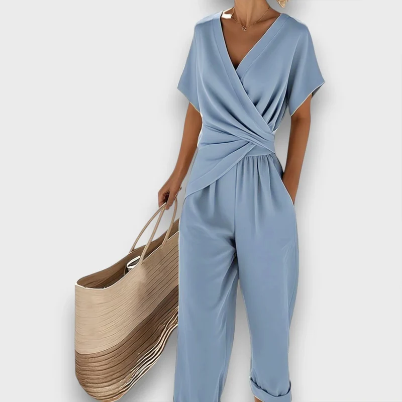Celira – 2-teiliges Set im Jumpsuit-Stil mit Wickeloptik