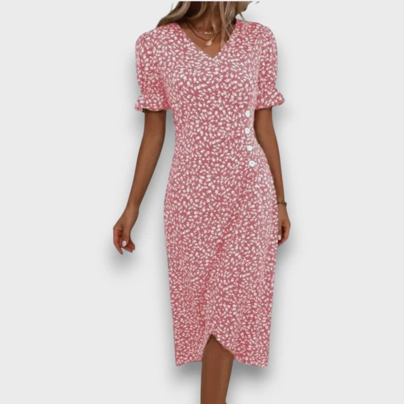 Heliane – Blumiges Midikleid