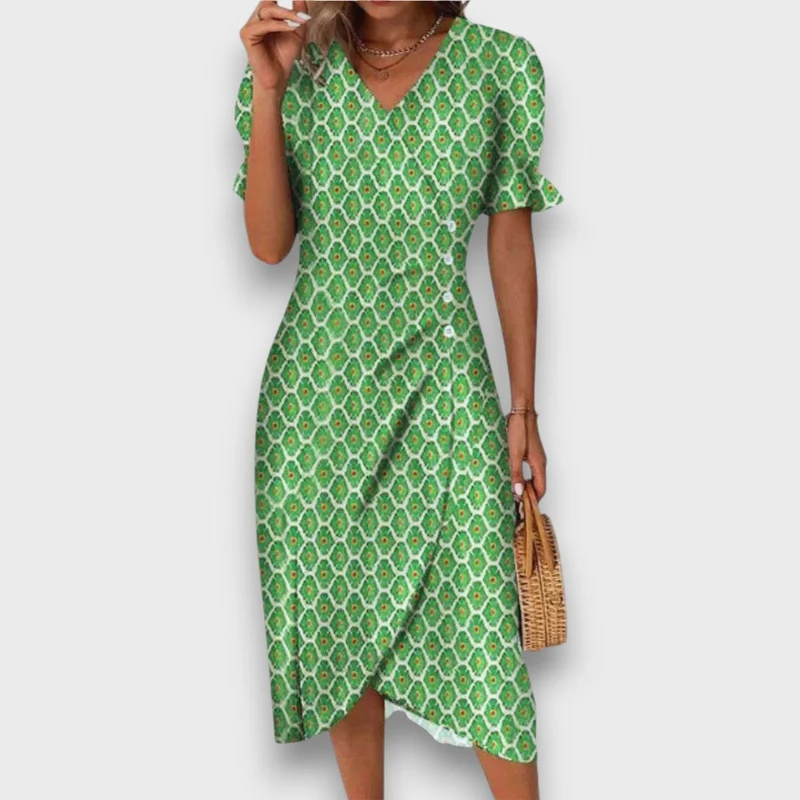 Heliane – Blumiges Midikleid