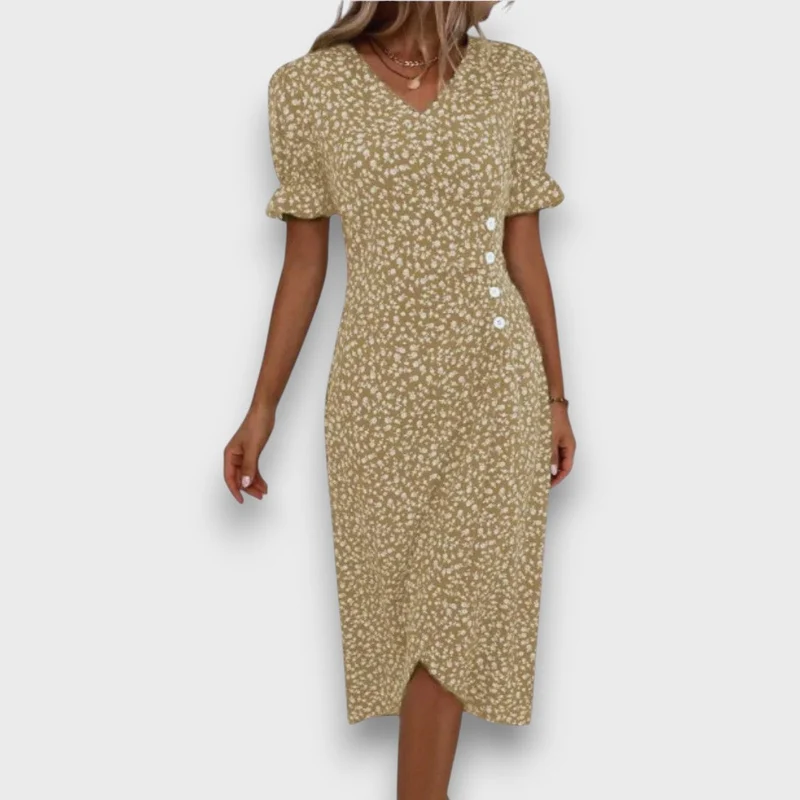 Heliane – Blumiges Midikleid