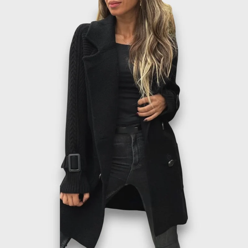 Mirela – Eleganter Strickmantel