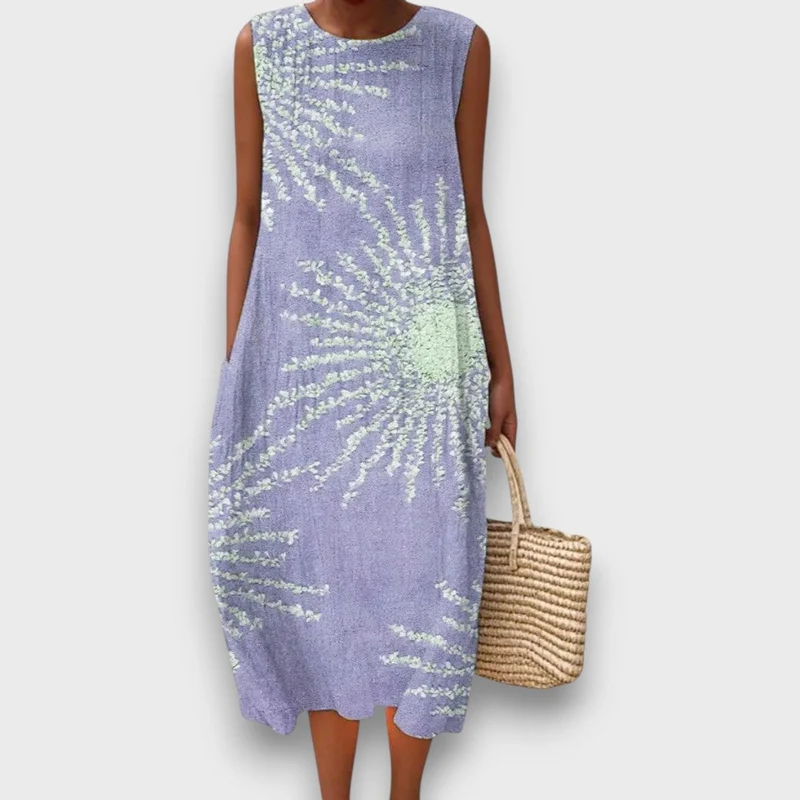 Lumaris – Kleid mit Sonnenmotiv