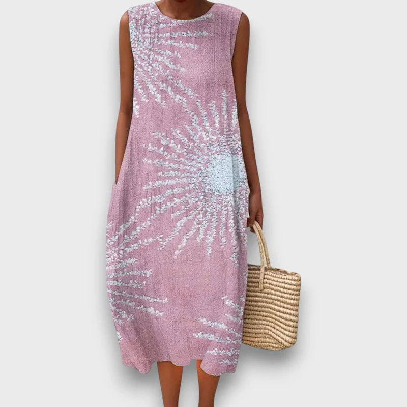 Lumaris – Kleid mit Sonnenmotiv