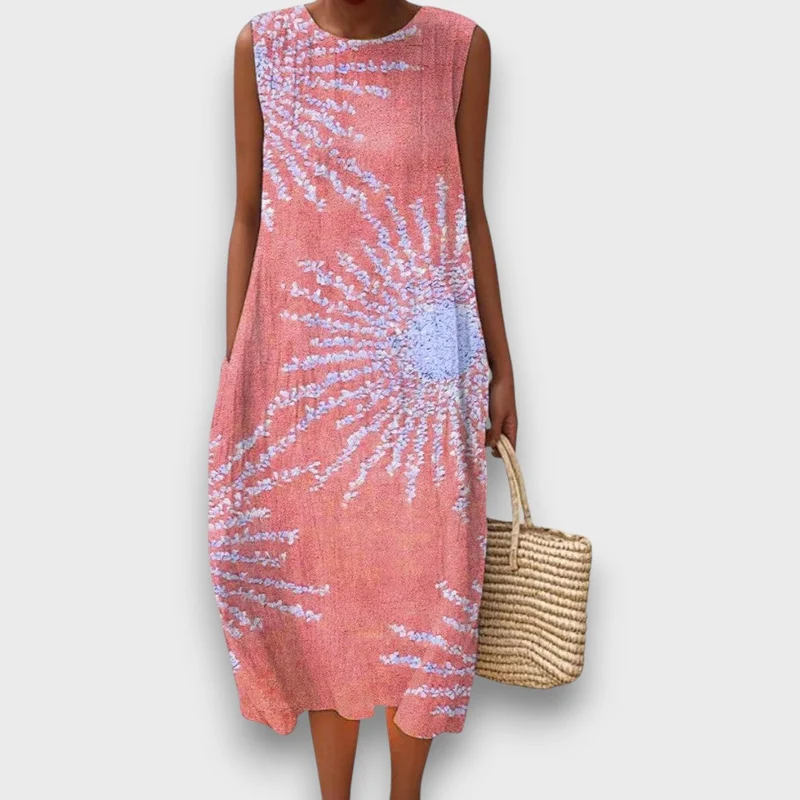 Lumaris – Kleid mit Sonnenmotiv