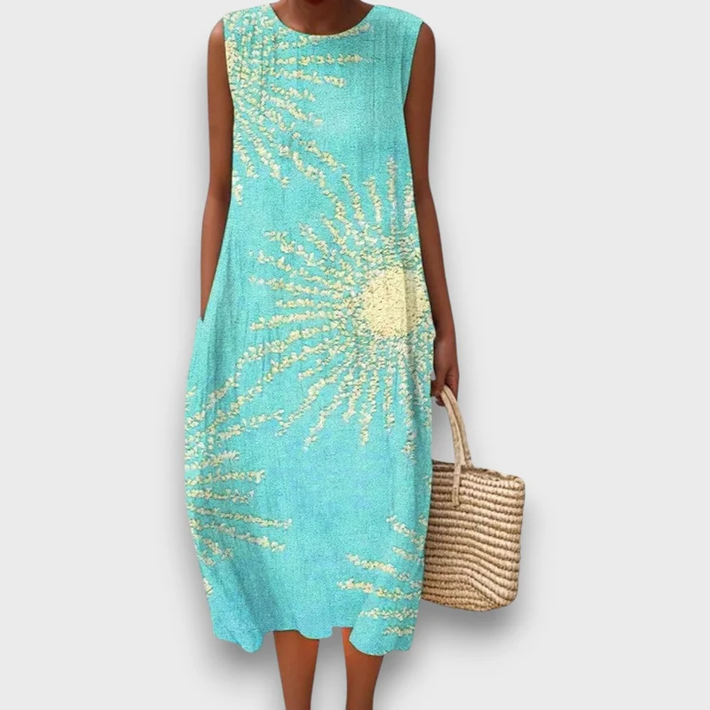 Lumaris – Kleid mit Sonnenmotiv