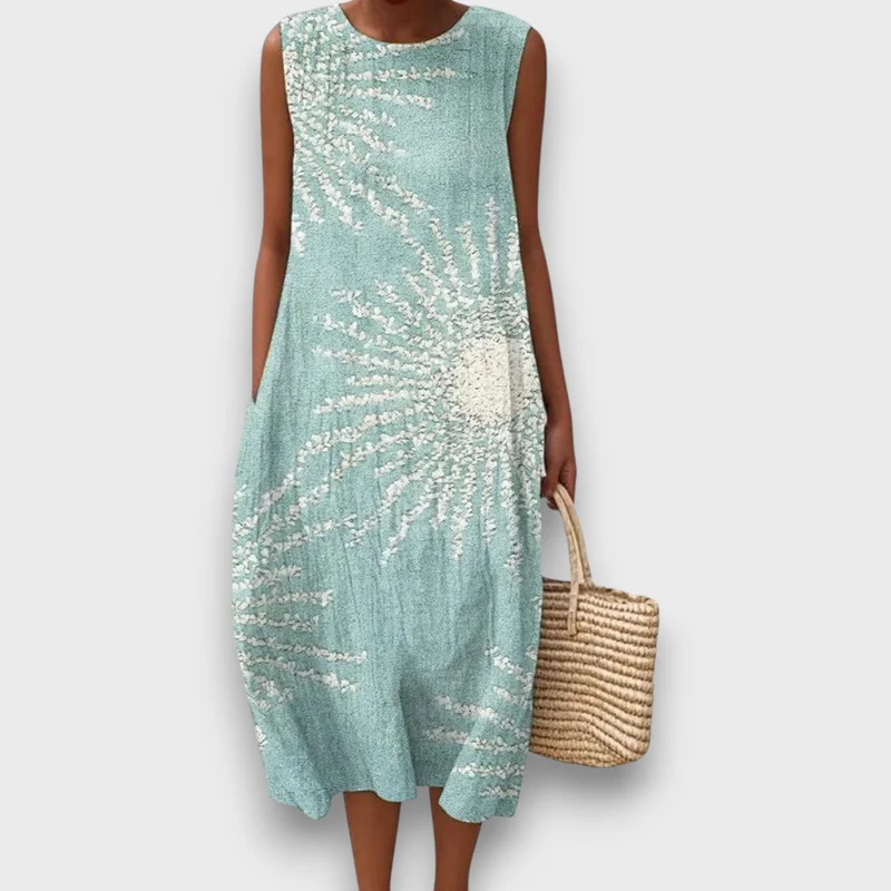Lumaris – Kleid mit Sonnenmotiv