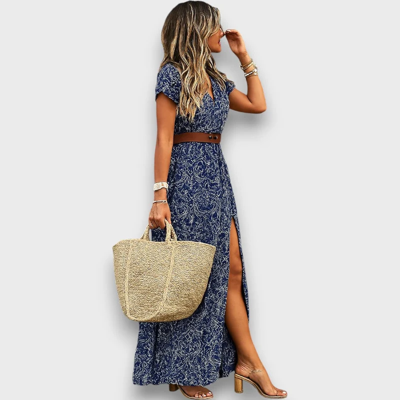 Mirelda – Maxikleid mit Paisley-Charme