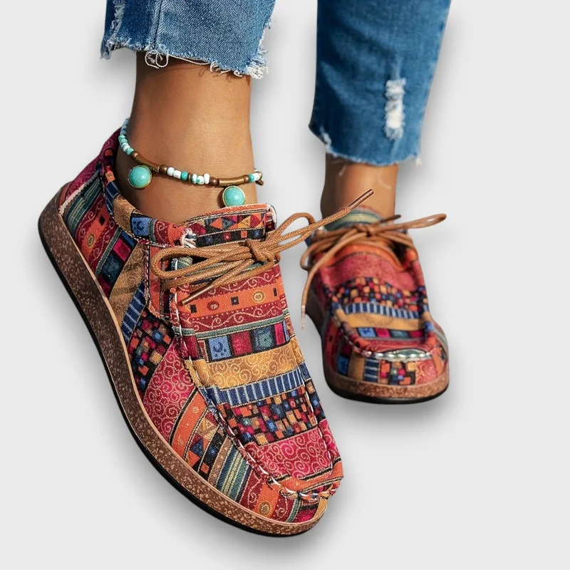Fioren – Gemusterte Freizeitschuhe