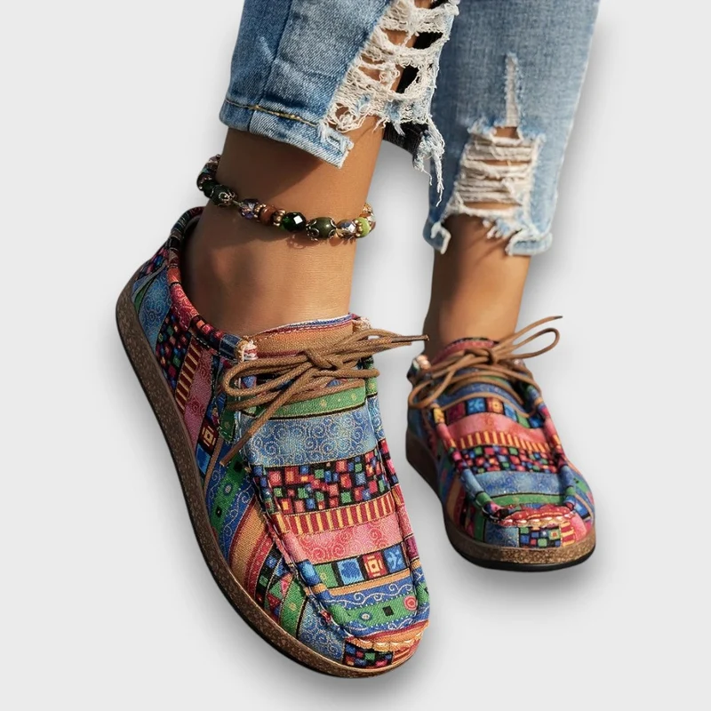 Fioren – Gemusterte Freizeitschuhe