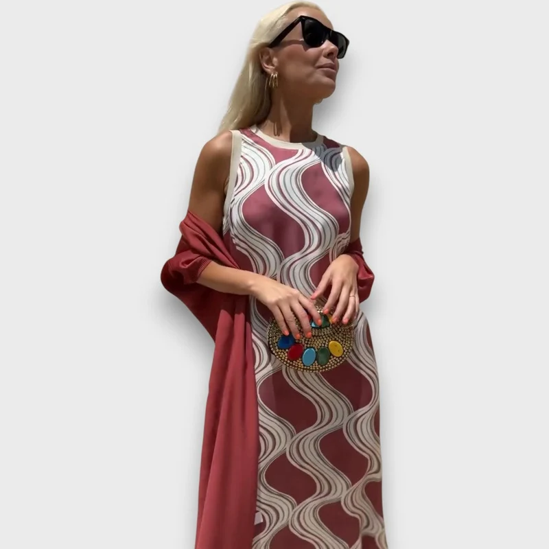 Caliera – Maxikleid mit Cardigan