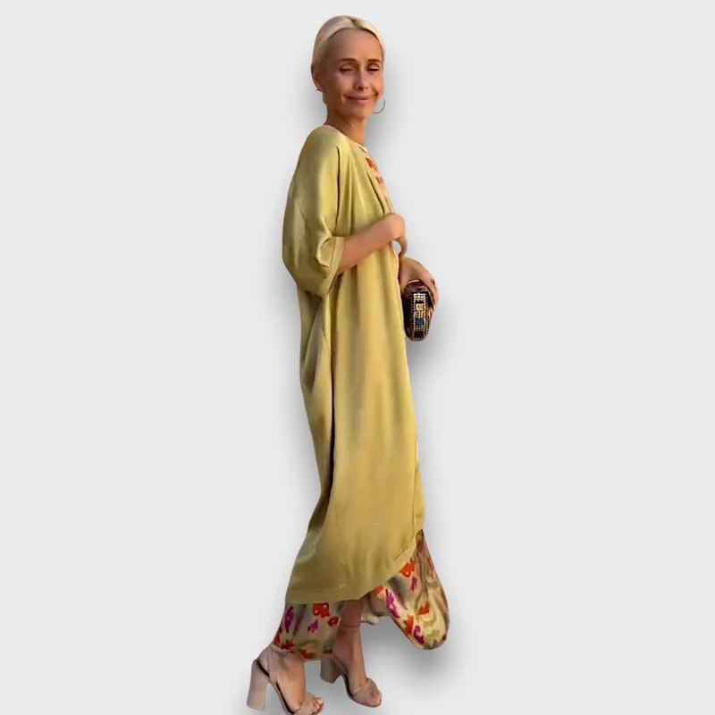 Elveria – Maxikleid mit Cardigan