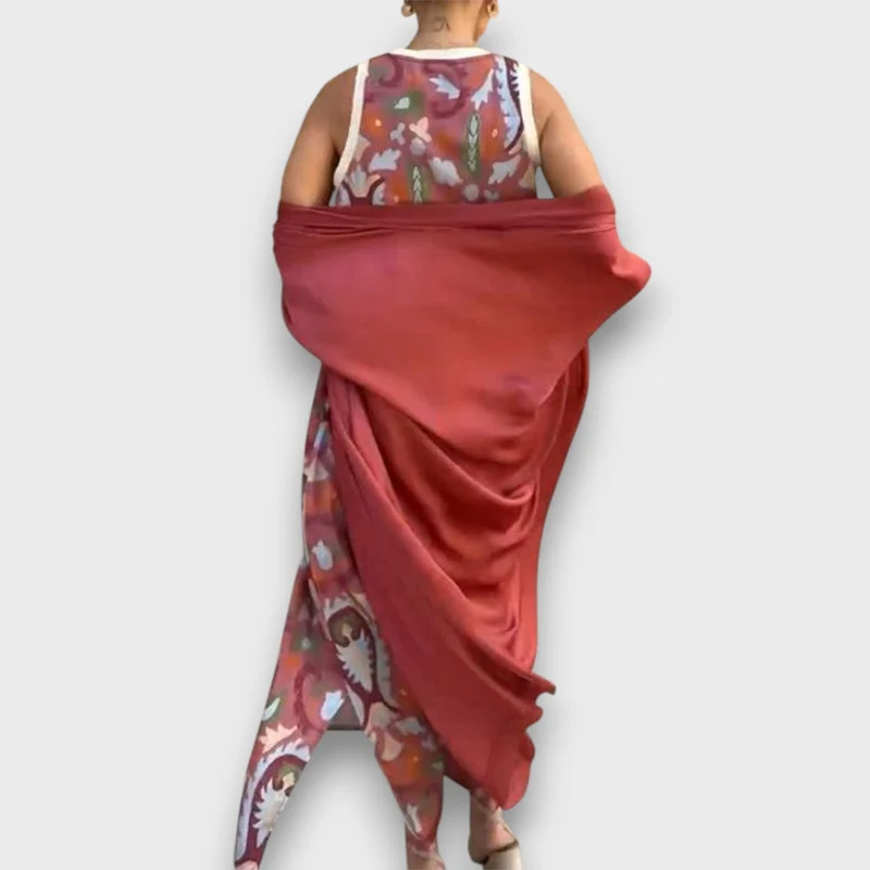 Selviane – Maxikleid mit Cardigan