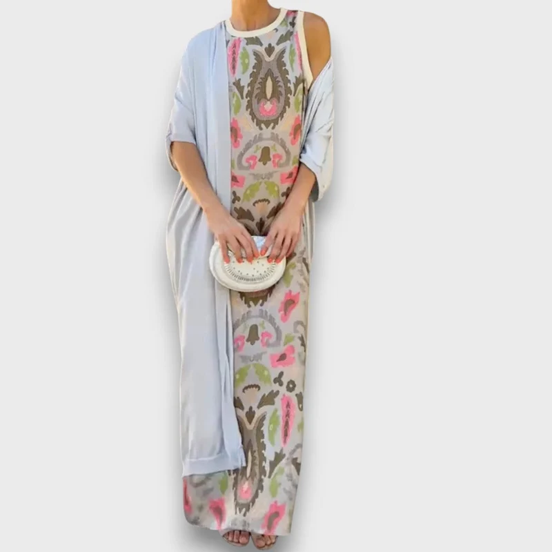 Selviane – Maxikleid mit Cardigan