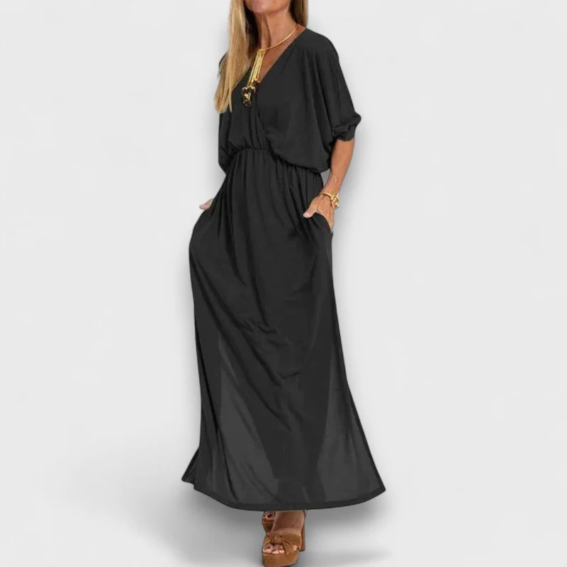 Elora – Langes Kleid mit fließender silhouette