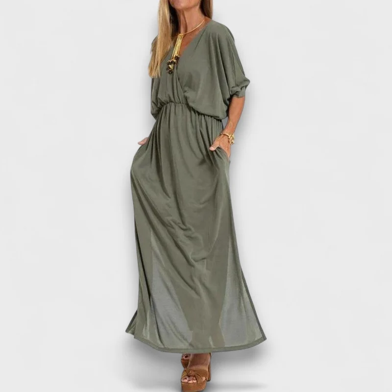 Elora – Langes Kleid mit fließender silhouette