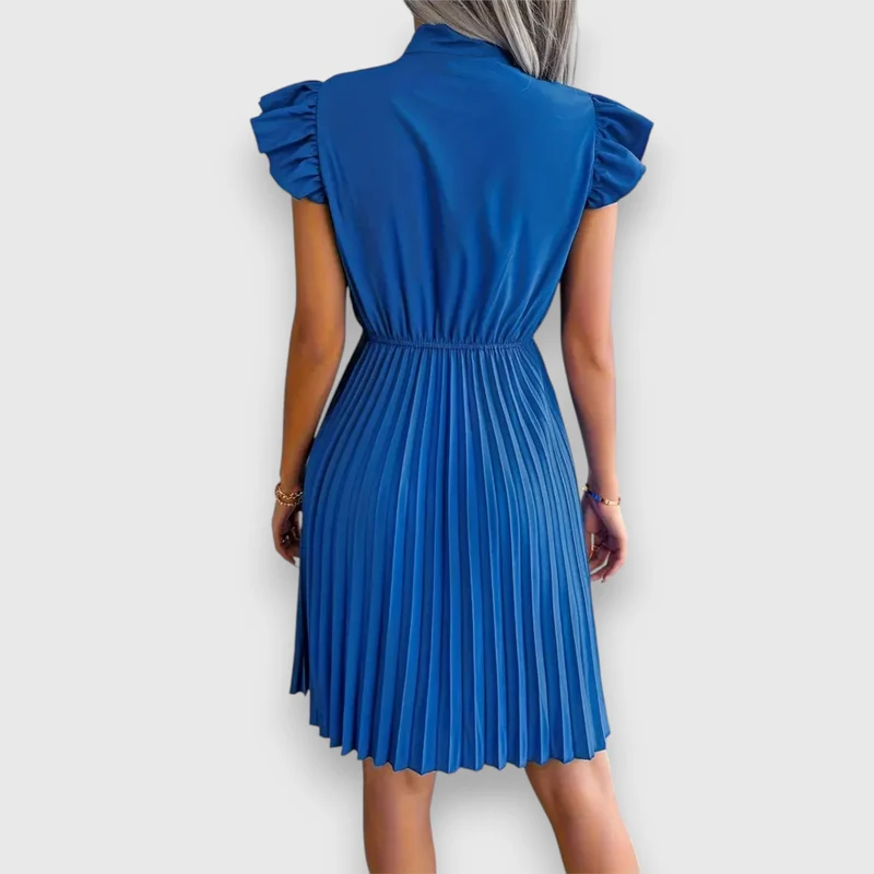 Nivara – Plissiertes Kleid mit femininer Note