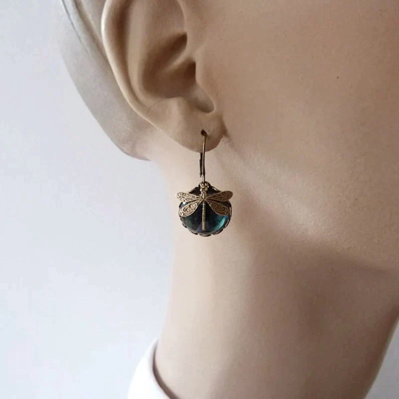 Lyvelle – Libellen-Ohrringe im Vintage-Stil