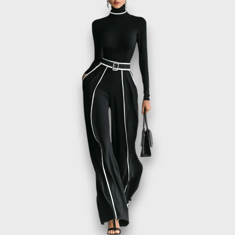 Maerina – Zweiteiliges Set mit Rollkragen und weiter Hose
